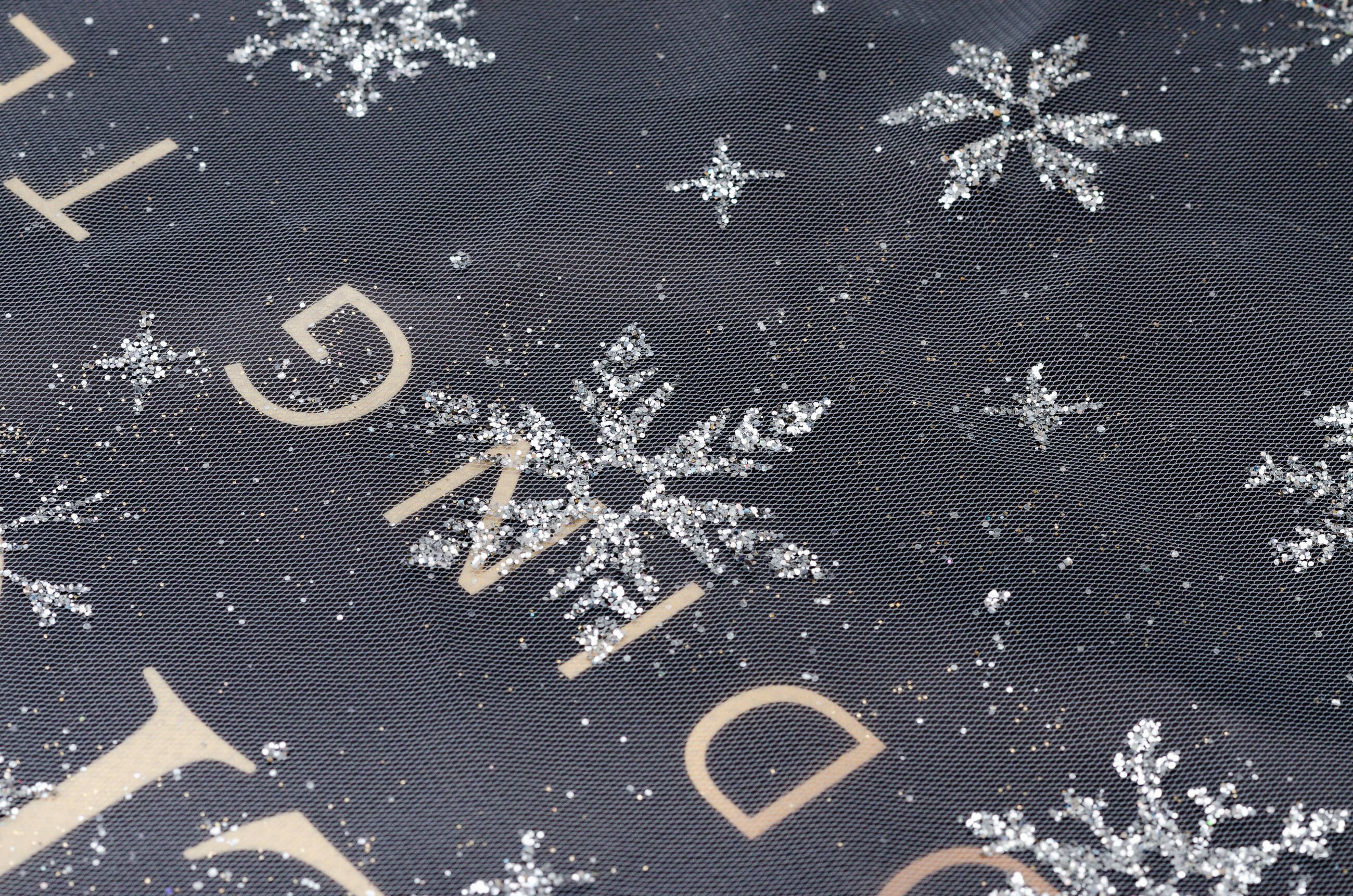 глиттер снежинки фото