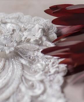 Appliqués category image from Inter Tex, supplier of bridal fabrics, lace, decor and accessories for B2B and retail orders.