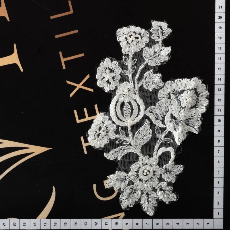 2000000001203|METTERS image from the Inter Tex catalogue for bridal fabrics, lace, appliques and B2B atelier orders.