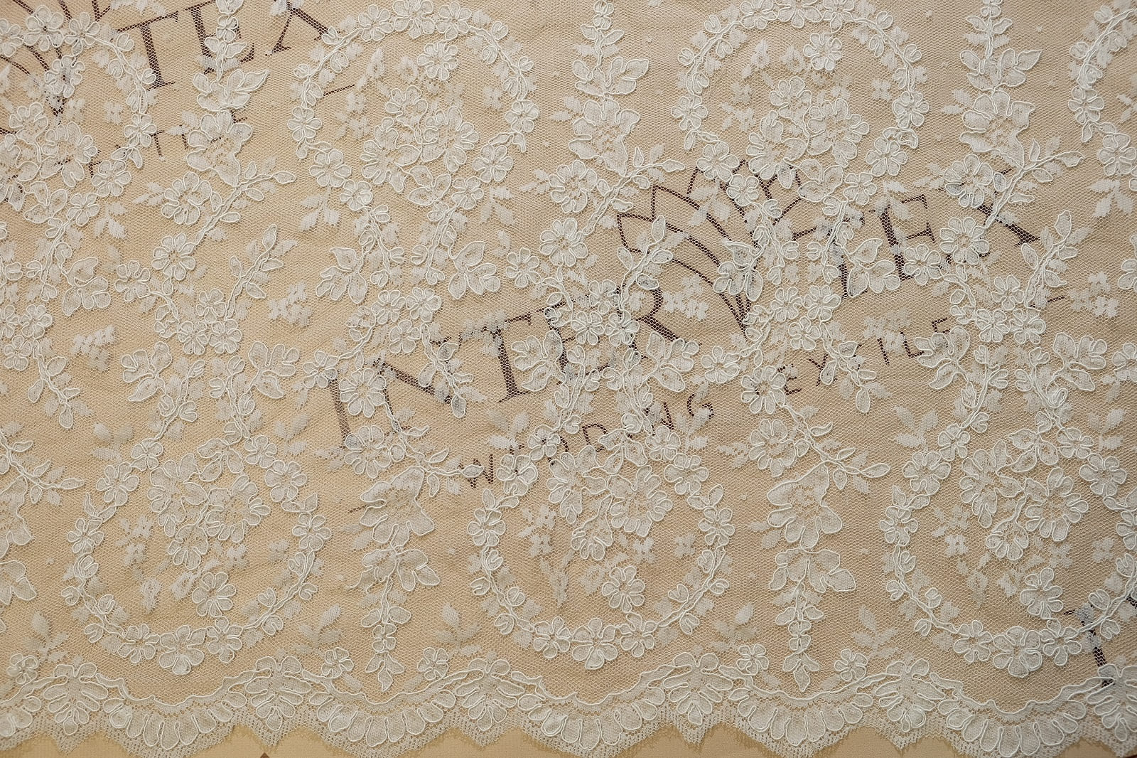 chantilly with cord surface view 025070