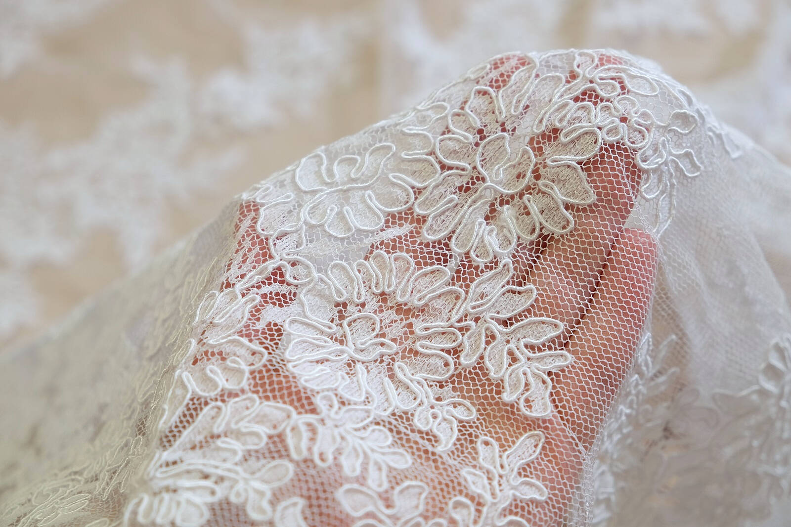 chantilly with cord on hand 033808