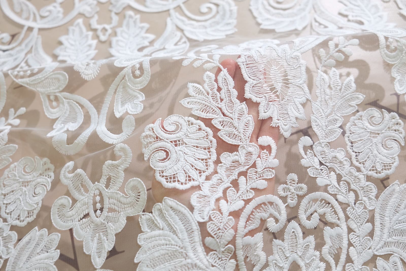 corded fabric on hand 034294