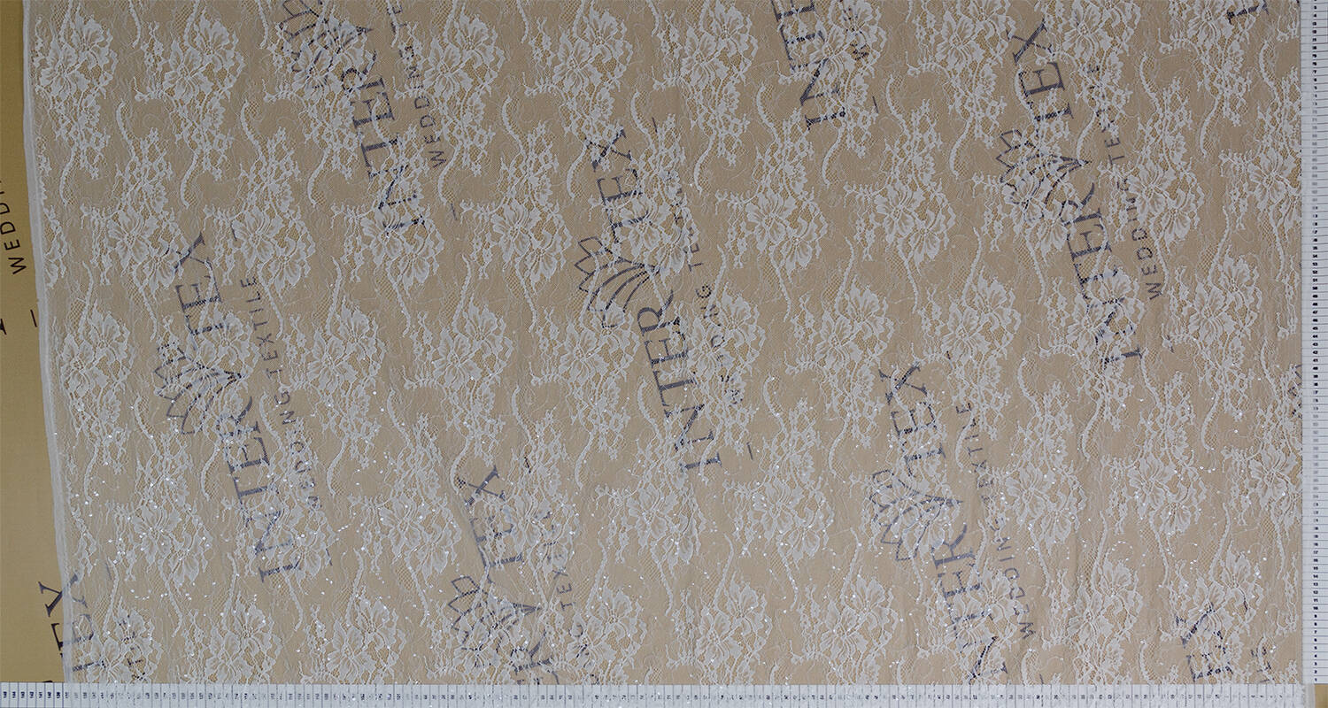 chantilly with sequins full width 322766