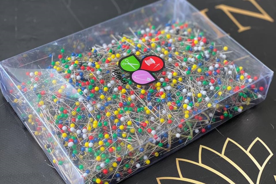 colorful sewing pins, 500 g pack 368894