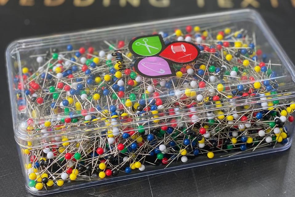 colorful sewing pins, 250 g pack 368900