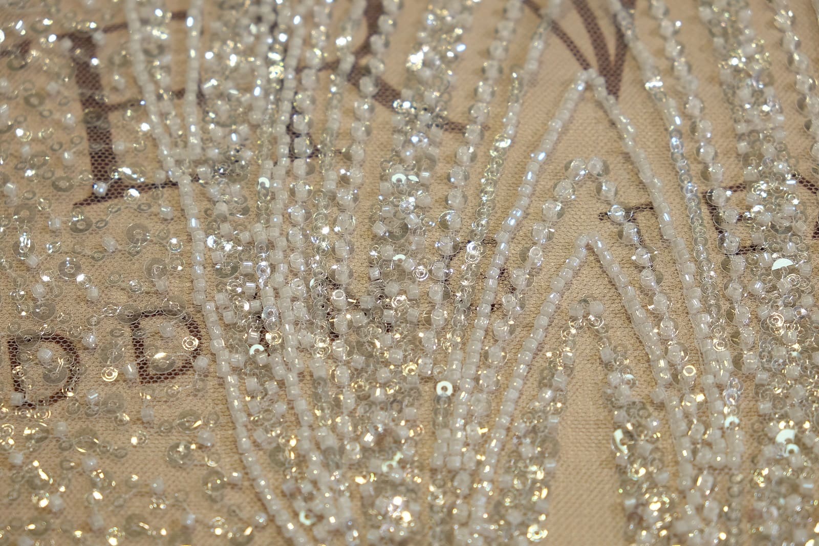 embroidered lace fabric detail 378183