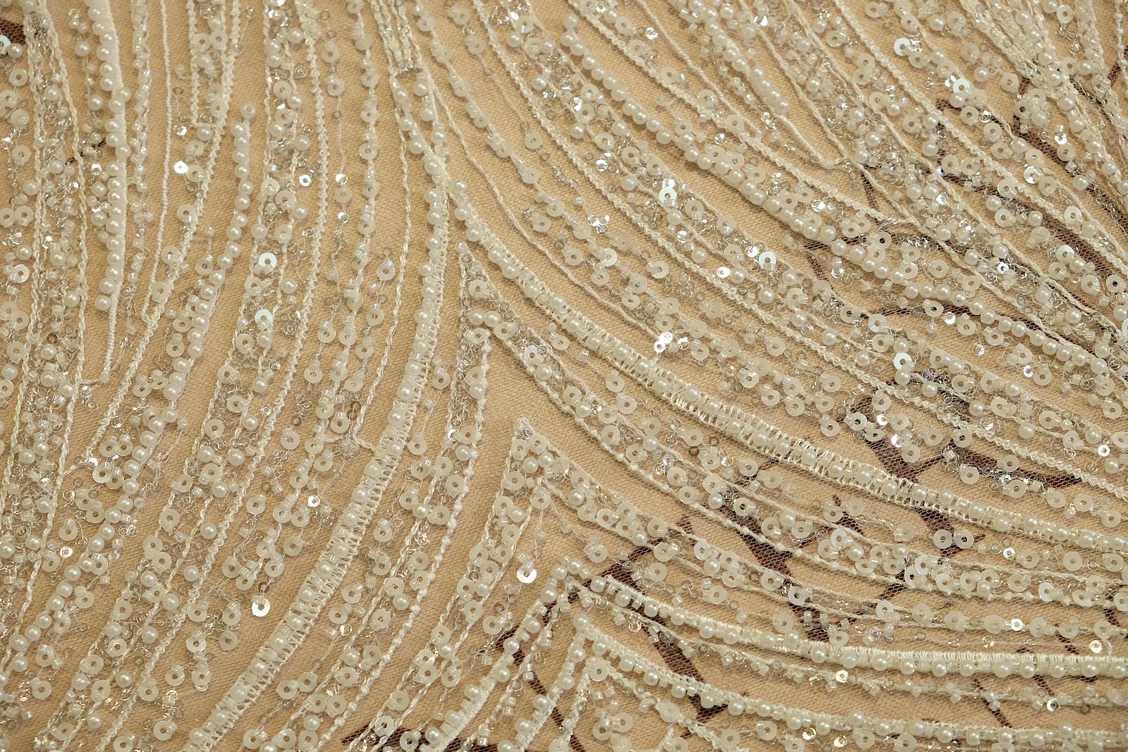 embroidered lace fabric close-up 378824