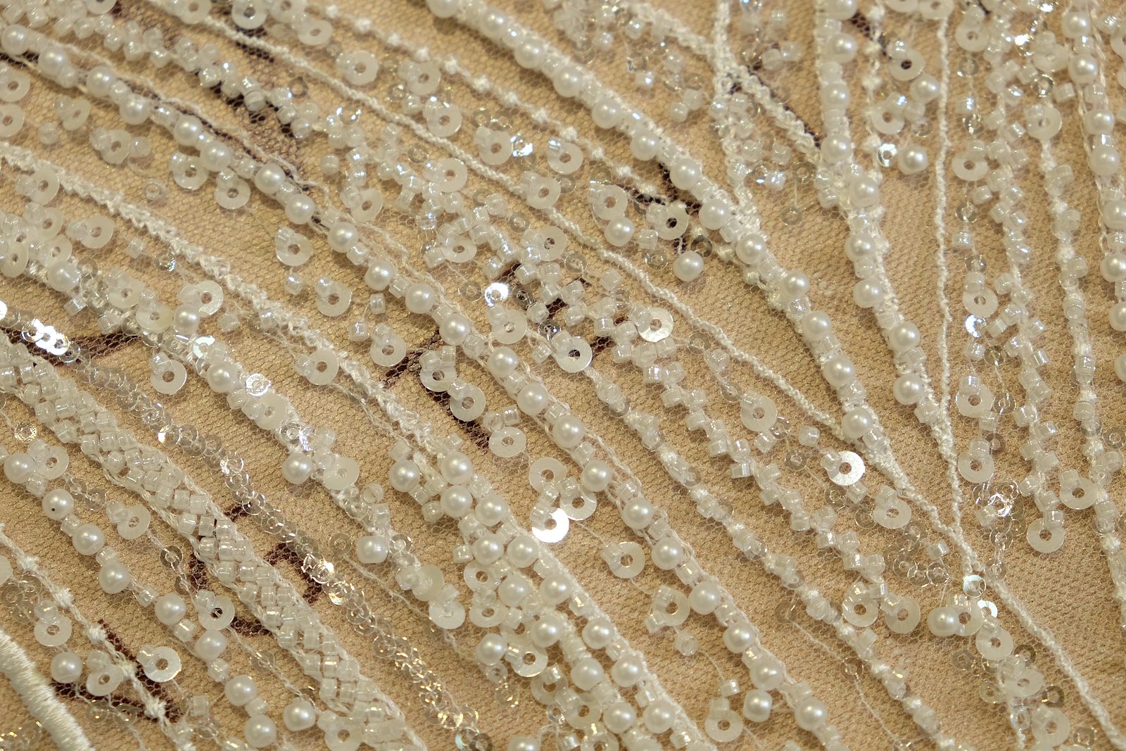 embroidered lace fabric detail 378824