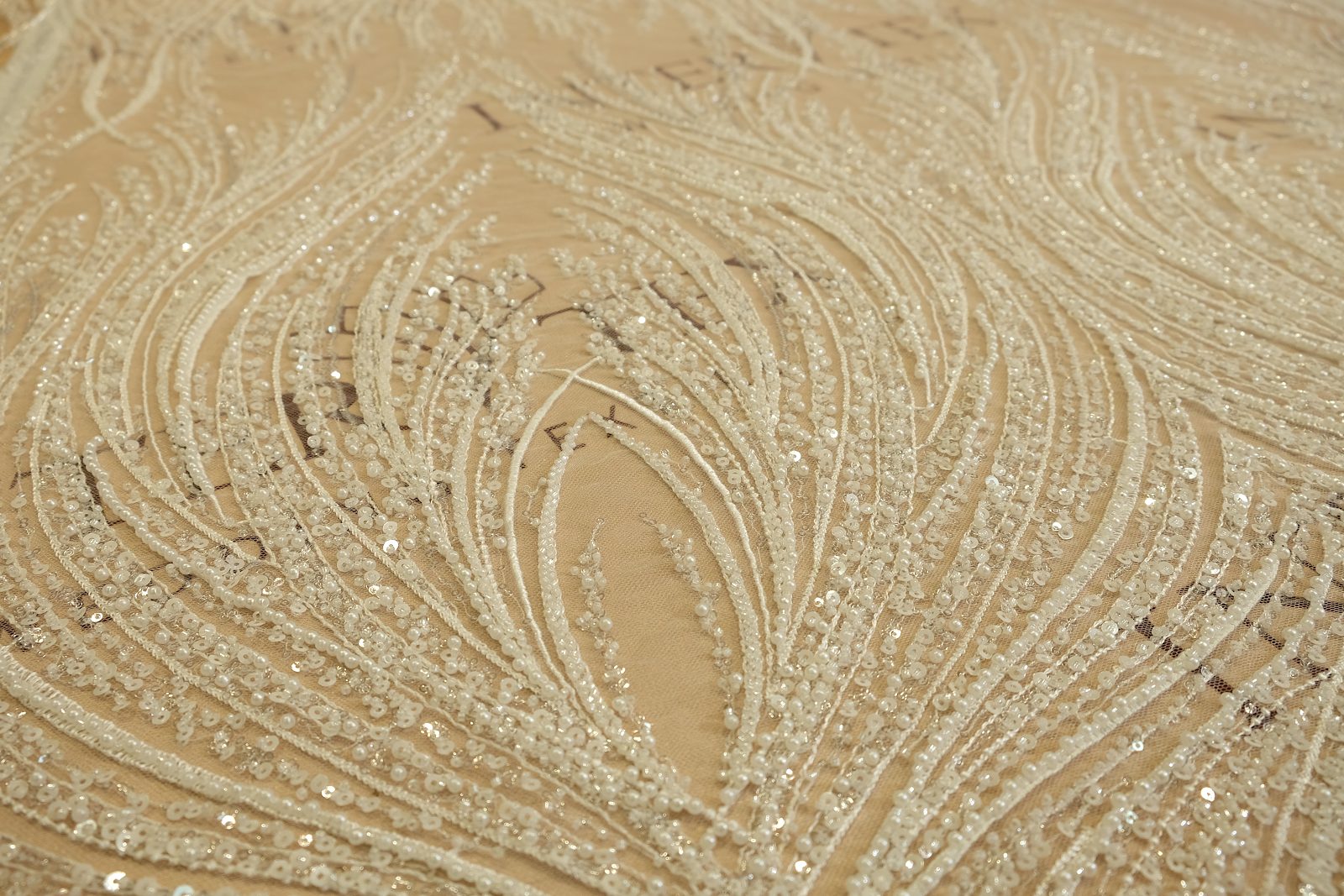 embroidered lace fabric pattern 378824