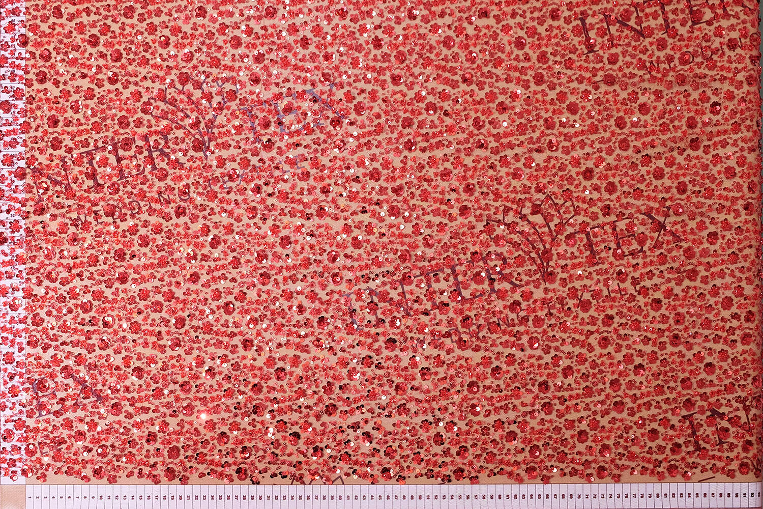 color lace fabric half width 378930