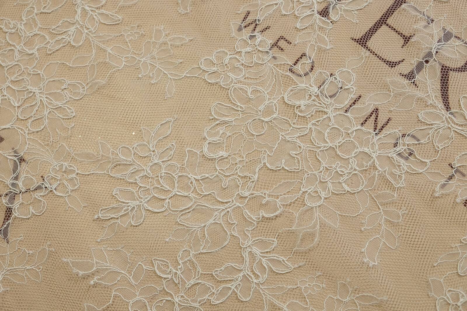 chantilly with cord pattern 383651