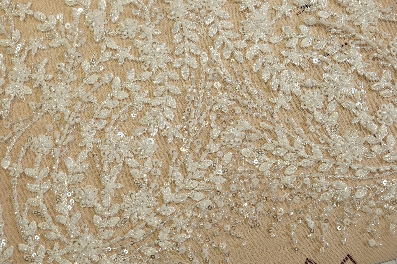 close-up of lace fabric 384825