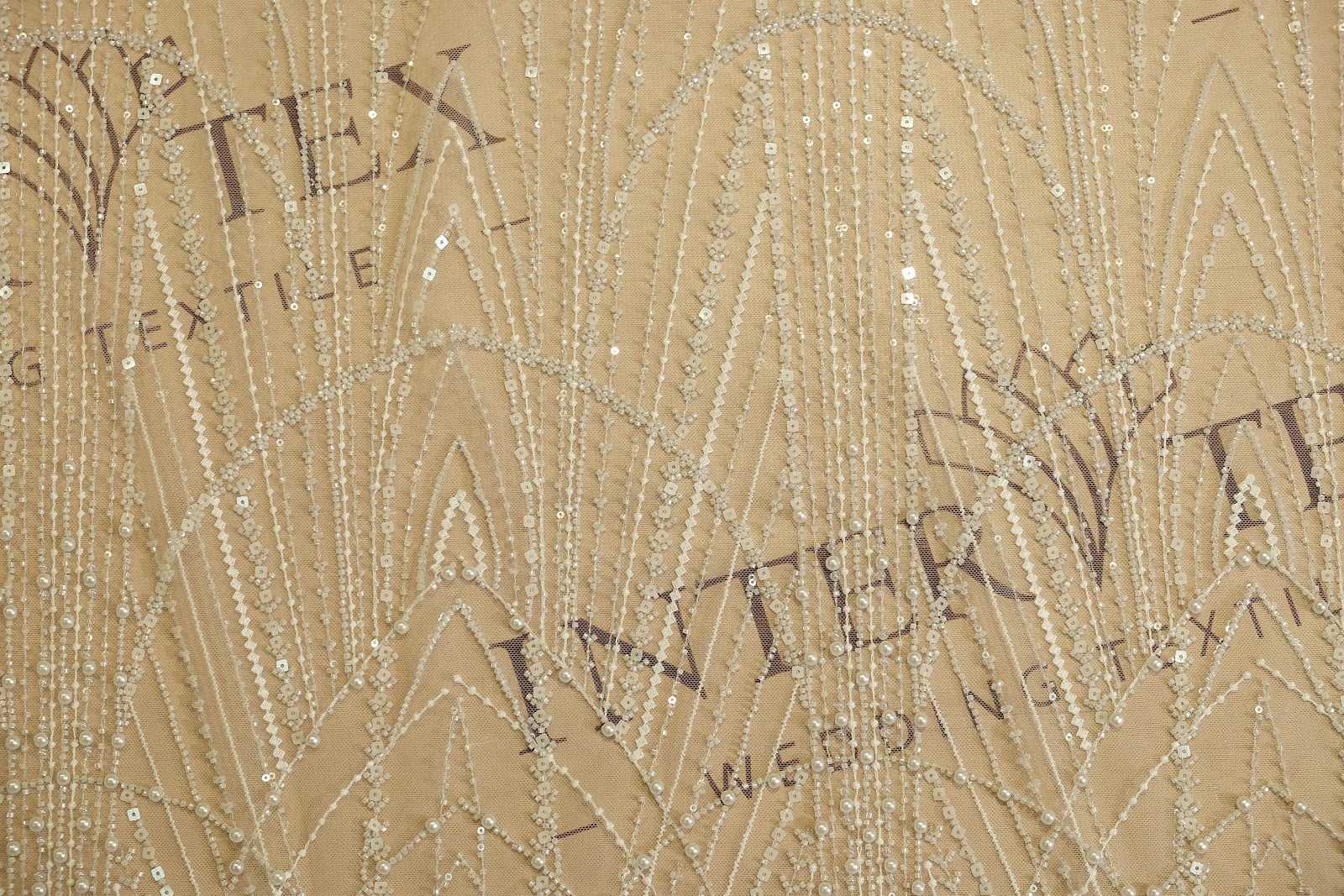 embroidered lace fabric top fragment 384863