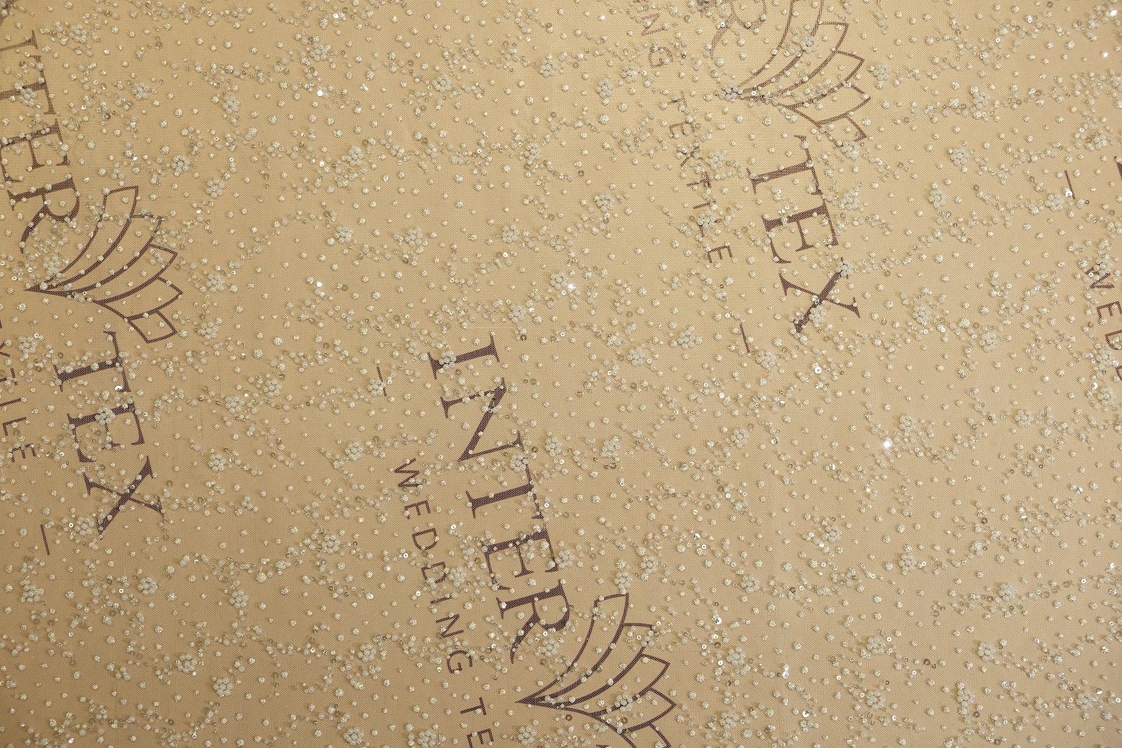 embroidered lace fabric full width 384900