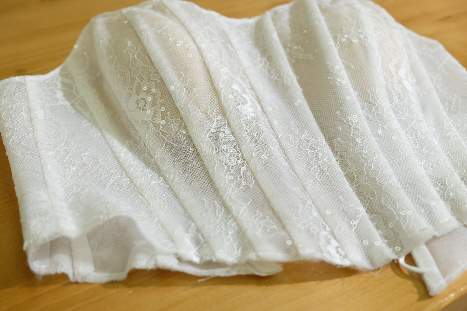 corset angled view on table 385594