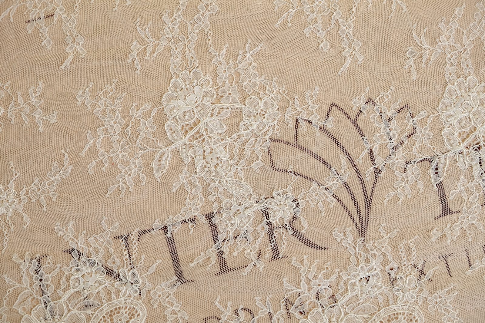 chantilly with beads detail 385822