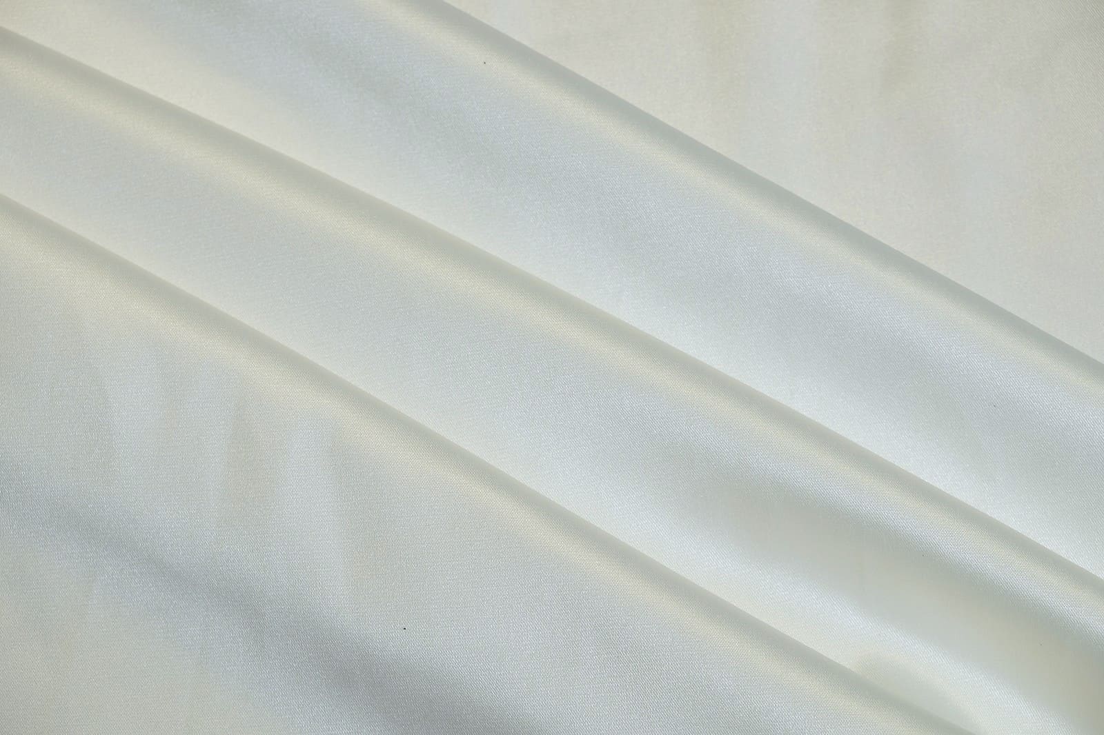 stretch wedding satin draped in folds 385907