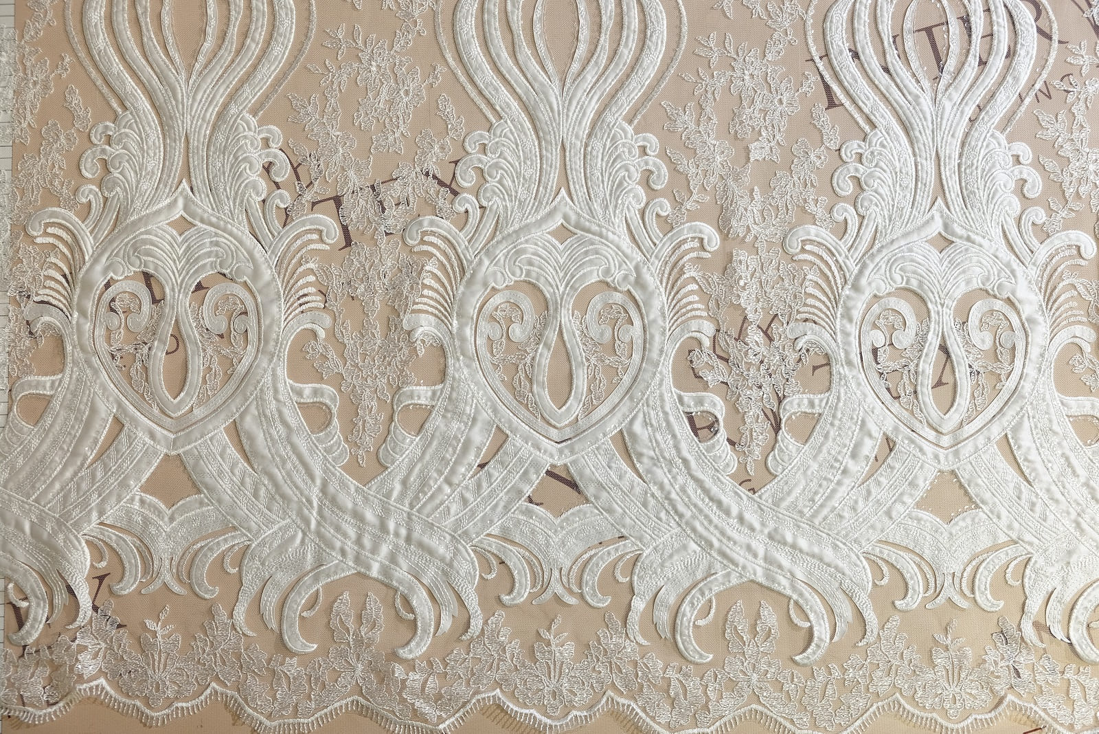 sequined fabric half width 311098