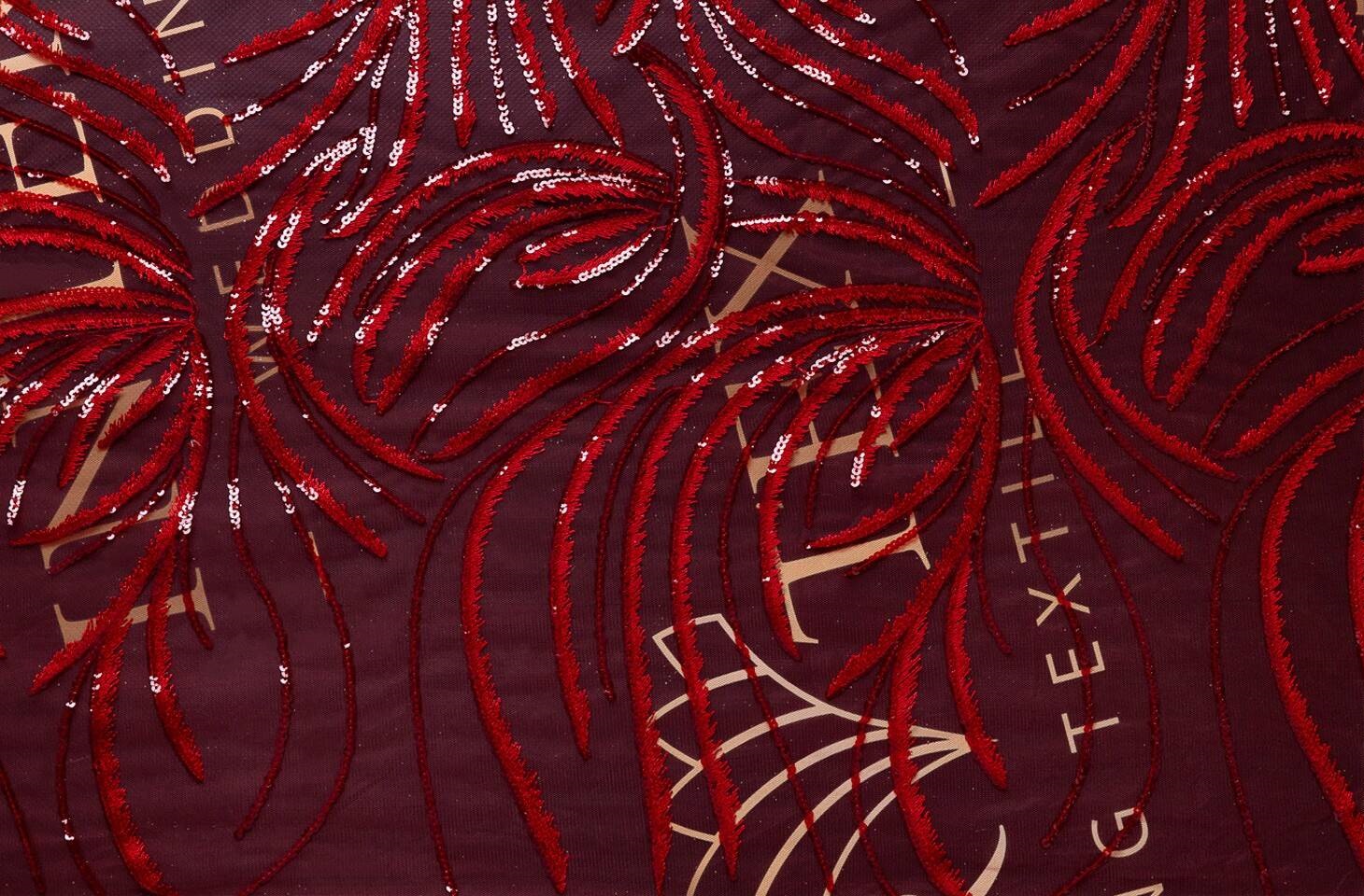 color lace fabric half width 317519